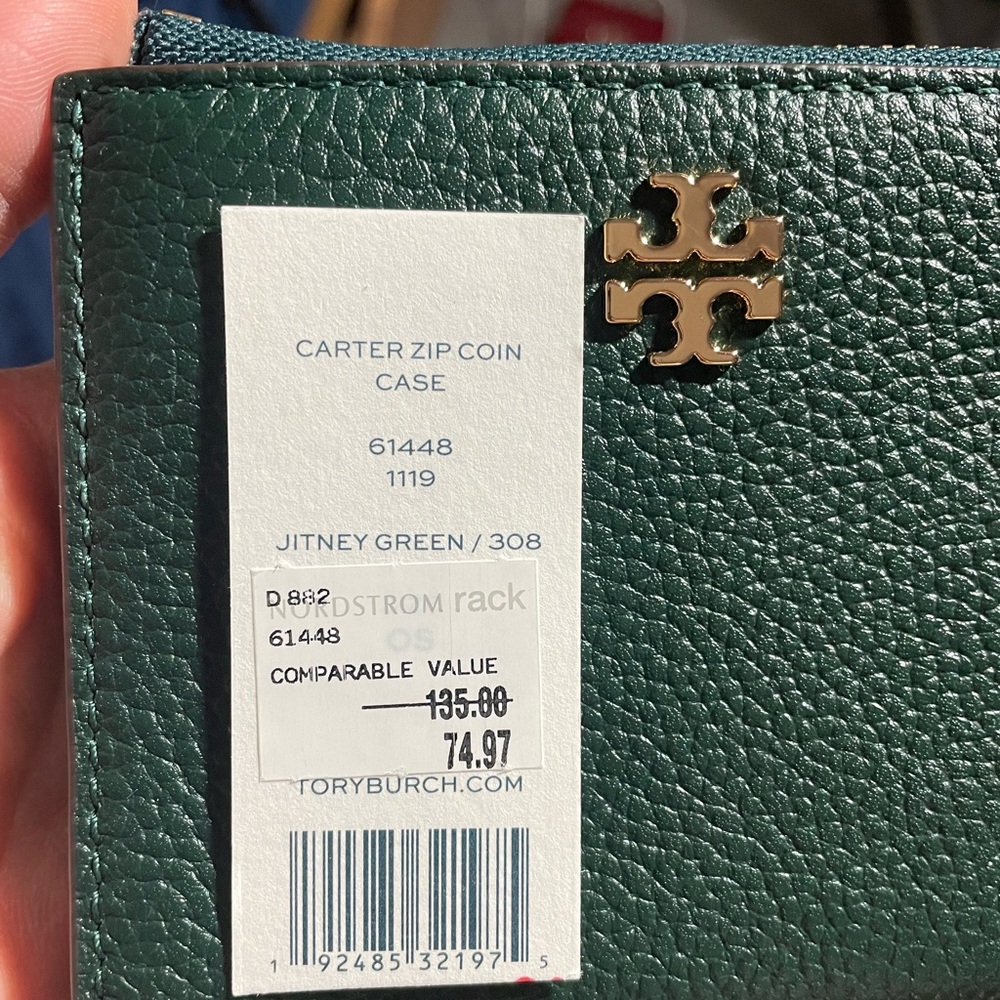 Tory Burch Carter Zip coin Card case
